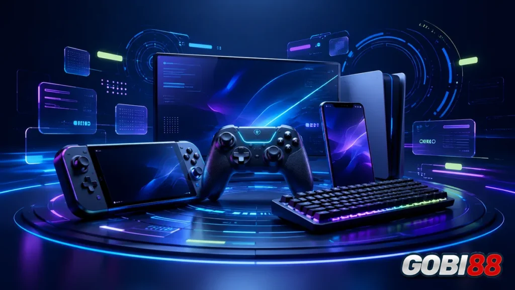 Perangkat dan panel informasi untuk kategori Berita Game Gobi88