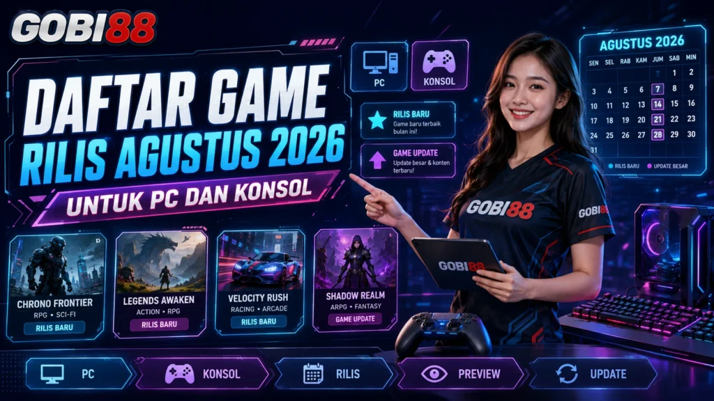 Daftar game rilis Agustus 2026 untuk PC dan konsol