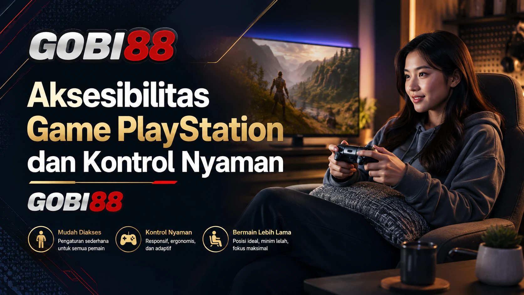 Fitur aksesibilitas dan pengaturan kontrol nyaman pada game PlayStation GOBI88