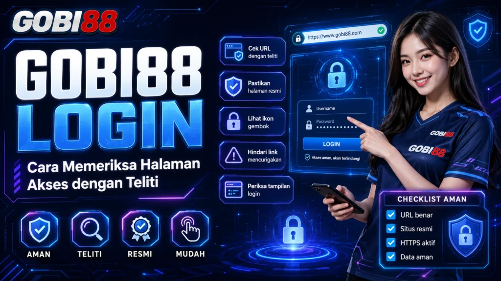 GOBI88 LOGIN cara memeriksa halaman akses dengan teliti sebelum memasukkan data akun