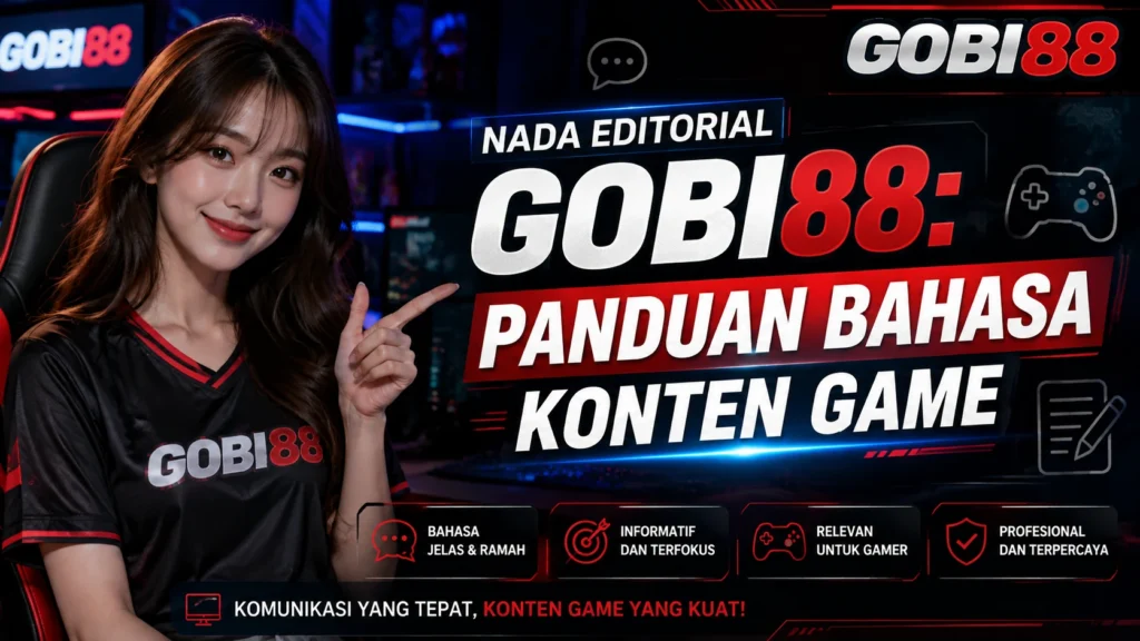 GOBI88 nada editorial untuk panduan bahasa konten game yang jelas, netral, konsisten, dan mudah dipahami pembaca