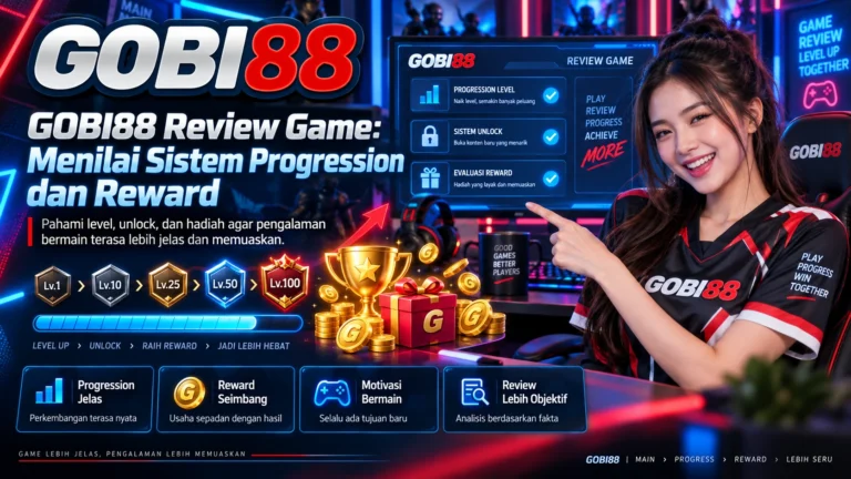 Sistem progression dan reward game GOBI88 melalui pacing perkembangan, pilihan build, unlock, grind, eksperimen, dan motivasi pemain